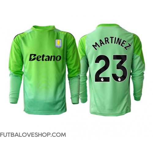 Dres Aston Villa Emiliano Martinez #23 Brankarsky Preč 2025-26 Dlhy Rukáv